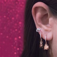 Orecchini Rue des Mille Donna Stardust Double in Argento ORZFAQUAD - ORZFAQUAD